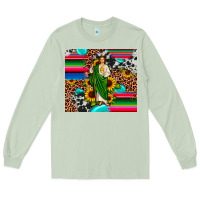 Matcha san judas leopard cowhide gemstone Long Sleeve Tee - JahusDesignShop