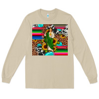 Mushroom san judas leopard cowhide gemstone Long Sleeve Tee - JahusDesignShop