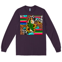 Plum san judas leopard cowhide gemstone Long Sleeve Tee - JahusDesignShop