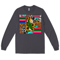 Smoke san judas leopard cowhide gemstone Long Sleeve Tee - JahusDesignShop
