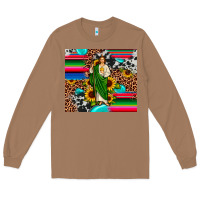 Toasted Coconut san judas leopard cowhide gemstone Long Sleeve Tee - JahusDesignShop