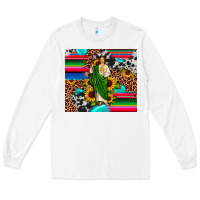 White san judas leopard cowhide gemstone Long Sleeve Tee - JahusDesignShop