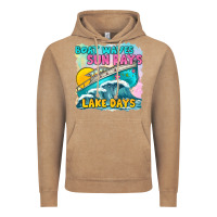 Vintage Coffee boat waves sun rays lake days Vintage Hoodie - texasbilliewilder