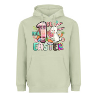 Matcha my first easter Heavyweight Hoodie - MaliasSmallBusiness