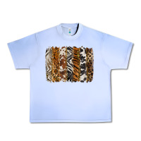 Grape Ice western animal patterns brushstoke Urban Heavy Tee - BarkalooDesign