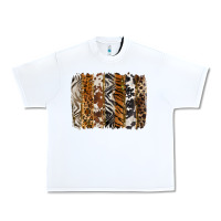 Western Animal Patterns Brushstoke Urban Heavy Tee | Teevron