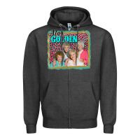 Charcoal Heather golden girls stay golden Zipper Hoodie - AdoDesignShop