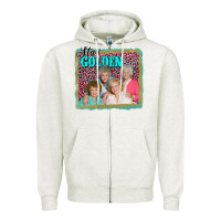Oatmeal Heather golden girls stay golden Zipper Hoodie - AdoDesignShop