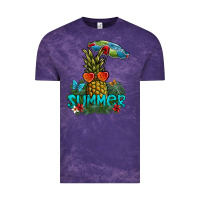Cloud Purple summer Vintage Tee - SublimationCraftShop