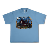 Pebble Blue farm life2 Urban Heavy Tee - SublimationCraftShop
