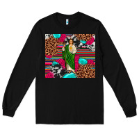 Black san judas leopard cowhide tumbler Long Sleeve Tee - JahusDesignShop