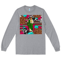 Heather Grey san judas leopard cowhide tumbler Long Sleeve Tee - JahusDesignShop