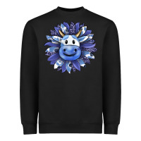 Black blueberry milkshake cow sunflower Heavyweight Sweatshirt - RanaPortraitStore