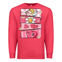 Cardinal trendy valentines day retro characters Premium Sweatshirt - MaliasSmallBusiness