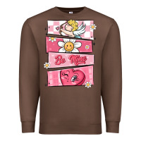 Chestnut trendy valentines day retro characters Premium Sweatshirt - MaliasSmallBusiness