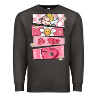 Smoke trendy valentines day retro characters Premium Sweatshirt - MaliasSmallBusiness