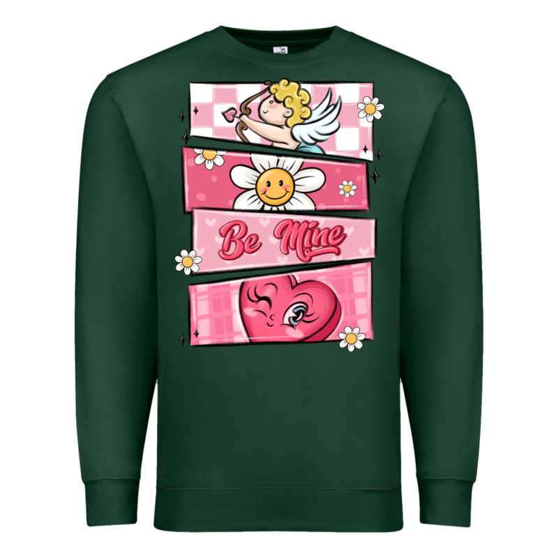 Trendy Valentines Day Retro Characters Premium Sweatshirt by MaliasSmallBusiness | Teevron