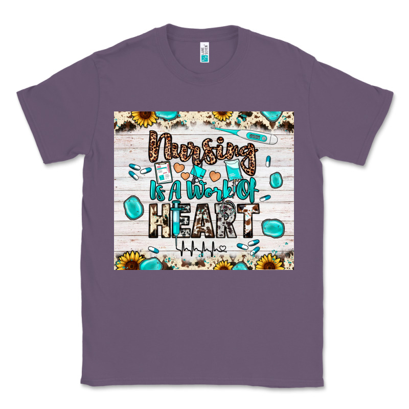 Nursing Is A Work Of Heart Classic Tee by JahusDesignShop | Teevron