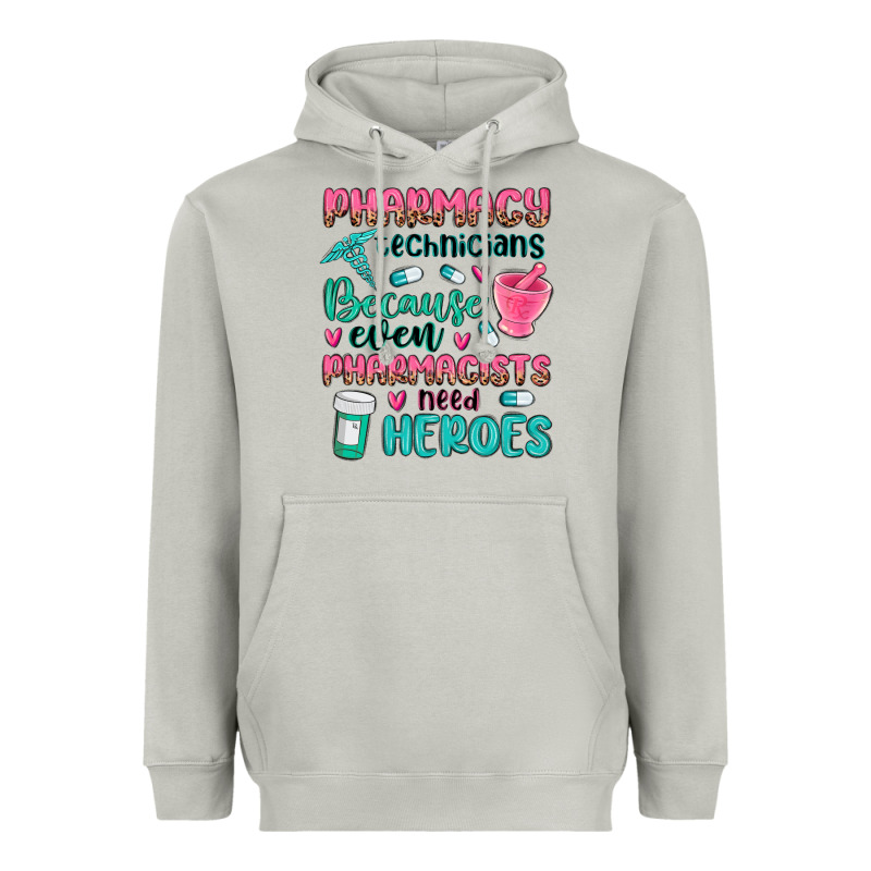 Pharmacy Technicians Heavyweight Hoodie by MaliasSmallBusiness | Teevron