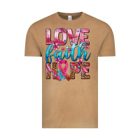Vintage Camel love faith hope with cancer ribbon  ado Vintage Tee - AdoDesignShop