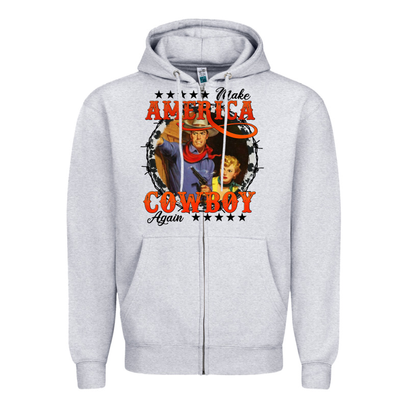 Make America Cowboy Again Zipper Hoodie by AdoDesignShop | Teevron