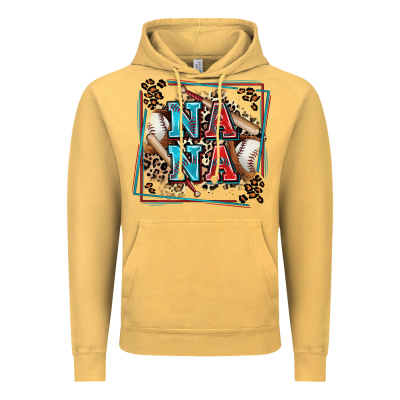 Baseball Nana With Leopard Vintage Hoodie by Zillion Design Studio | Teevron