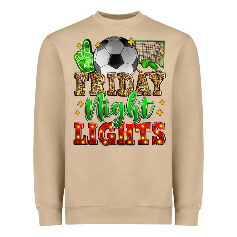 Friday Night Lights Soccer Heavyweight Sweatshirt by Zillion Design Studio | Teevron
