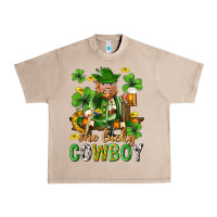 French Oak One lucky cowboy with st. patricks elf Urban Heavy Tee - Neo Western