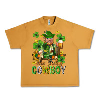 Peanut Butter One lucky cowboy with st. patricks elf Urban Heavy Tee - Neo Western