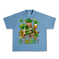 One Lucky Cowboy With St. Patricks Elf Urban Heavy Tee | Teevron