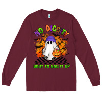 Burgundy no diggity bout to bag it up Long Sleeve Tee - Artiststas
