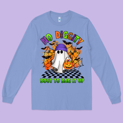No Diggity Bout To Bag It Up Long Sleeve Tee Designed By Artiststas