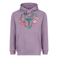 Lavender cna heart Heavyweight Hoodie - MaliasSmallBusiness