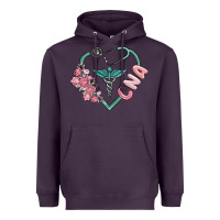 Plum cna heart Heavyweight Hoodie - MaliasSmallBusiness