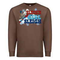 Chestnut winter sleigh girl sleigh Premium Sweatshirt - NancyCooperArtShop