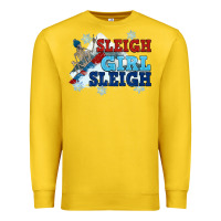 Lemon winter sleigh girl sleigh Premium Sweatshirt - NancyCooperArtShop