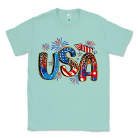 Seafoam usa 4th of july Classic Tee - Artiststas