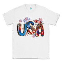 White usa 4th of july Classic Tee - Artiststas