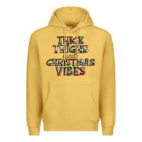 Antique Gold thick thighs and Christmas vibes Premium Hoodie - AdoDesignShop