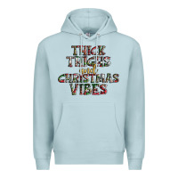 Blue Mist thick thighs and Christmas vibes Premium Hoodie - AdoDesignShop