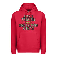 Cardinal thick thighs and Christmas vibes Premium Hoodie - AdoDesignShop