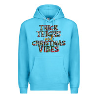 Ocean Blue thick thighs and Christmas vibes Premium Hoodie - AdoDesignShop