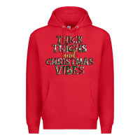 Red thick thighs and Christmas vibes Premium Hoodie - AdoDesignShop