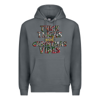 Rock thick thighs and Christmas vibes Premium Hoodie - AdoDesignShop