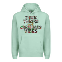 Seafoam thick thighs and Christmas vibes Premium Hoodie - AdoDesignShop