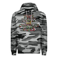 Slate Camo thick thighs and Christmas vibes Premium Hoodie - AdoDesignShop