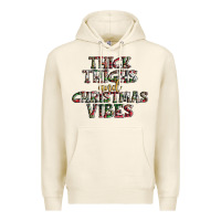 Tofu thick thighs and Christmas vibes Premium Hoodie - AdoDesignShop