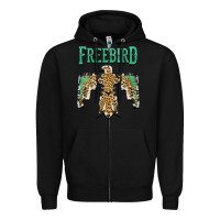 Black freebird native american Zipper Hoodie - AdoDesignShop