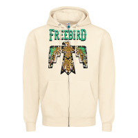 Sandshell freebird native american Zipper Hoodie - AdoDesignShop