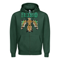 Sports Green freebird native american Zipper Hoodie - AdoDesignShop